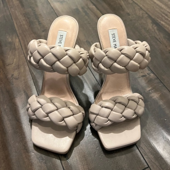 Steve Madden Shoes Steve Madden Nude Open Toe Heels Poshmark